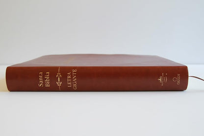 Biblia, Biblia Reina Valera, Letra Super Gigante, Simil Piel, Marron, RVC
