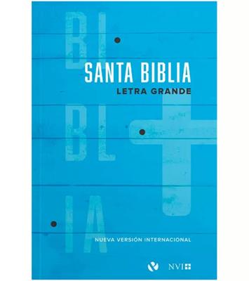 Biblia Rustica, Letra Grande, Azul, NVI