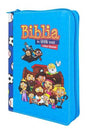 Biblia Mi Gran Viaje 045 Imitación Piel Azul Con Cierre -  abba bibles, Rvr60