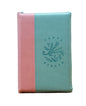 Biblia Con Cierre, Verde/ Rosado, RVR 1960
