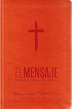 Biblia El Mensaje, Senti piel, Naranja, Cruz