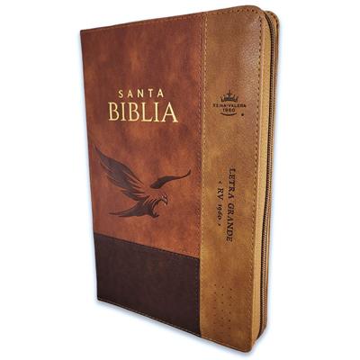 Biblia Letra Grande, Inspiración Águila Café, RVR 1965 Rvr065Lg Czti Pjr Inspiración Águila Café/Café/Café