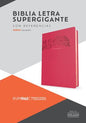 Biblia Letra Supergigante, Floral, Símil Piel, RVR1960