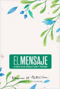 Biblia El Mensaje, Tapa Dura, Verde Floral