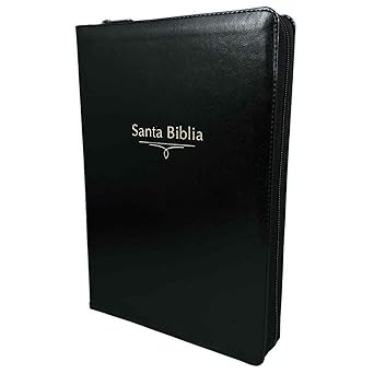 Biblia Letra Súper Gigante Con Cierre, Imitación Piel Negro Con Índice - RVR1960