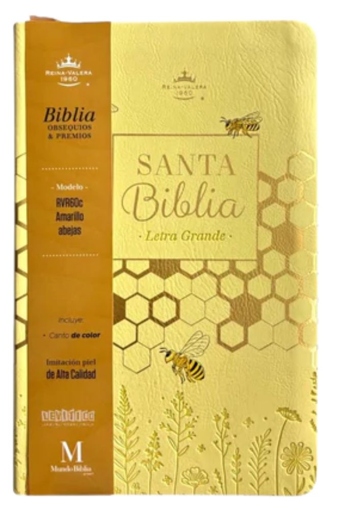 Biblia Obsequios Y Premios Rvr60C Amarillo Abejas