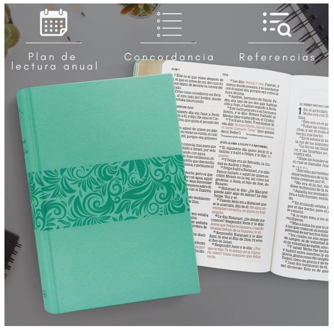 Biblia, Para Regalos y Premios, Turquesa Simil Piel, RVR 1960 – B&H Editorial