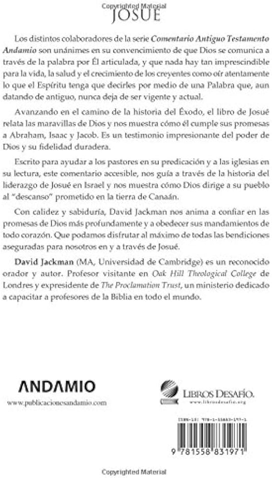 Comentario Antiguo Testamento Josué - David Jackman