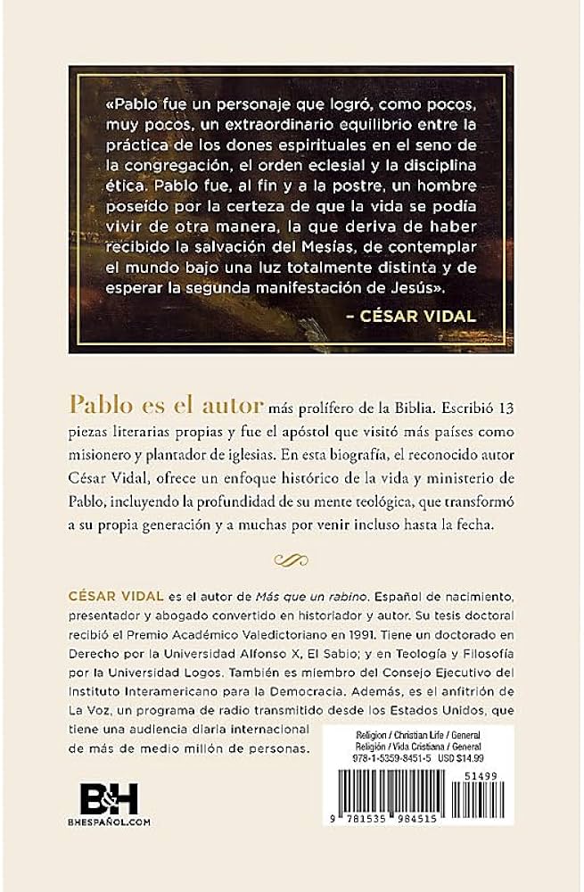 Libro Apóstol para las naciones - César Vidal