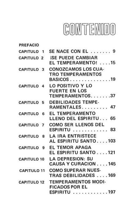 Temperamentos Controlados Por El Espíritu Santo, Tim Lahaye