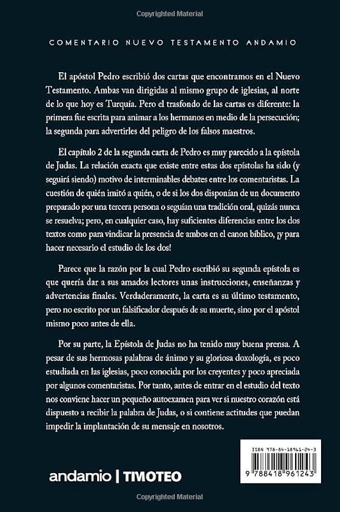 Libro Comentario Nuevo Testamento 2 Pedro Y Judas -  David Burt
