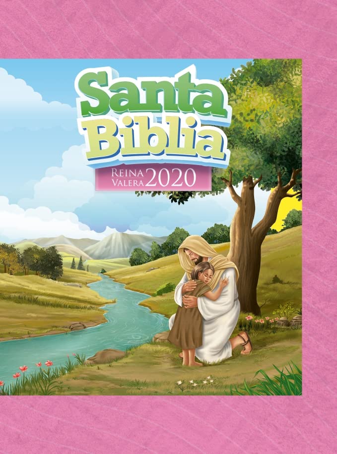 Biblia Niñas, Vinilo  con Cierre, Rosa, RVR 2020