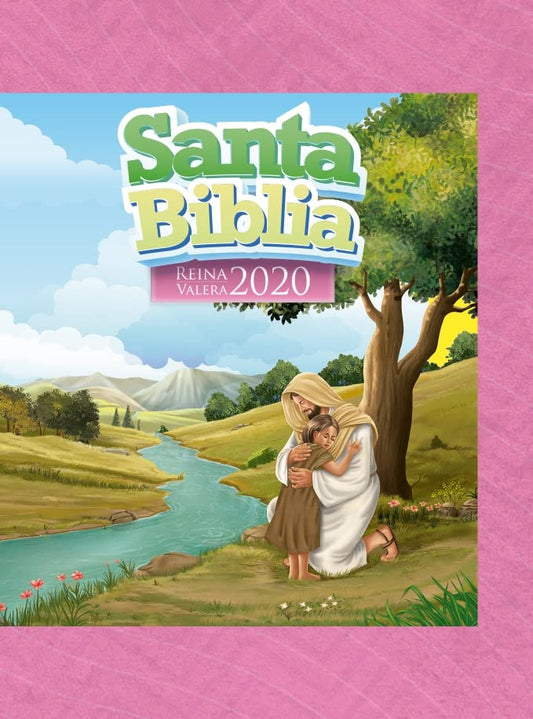 Biblia Niñas, Vinilo  con Cierre, Rosa, RVR 2020