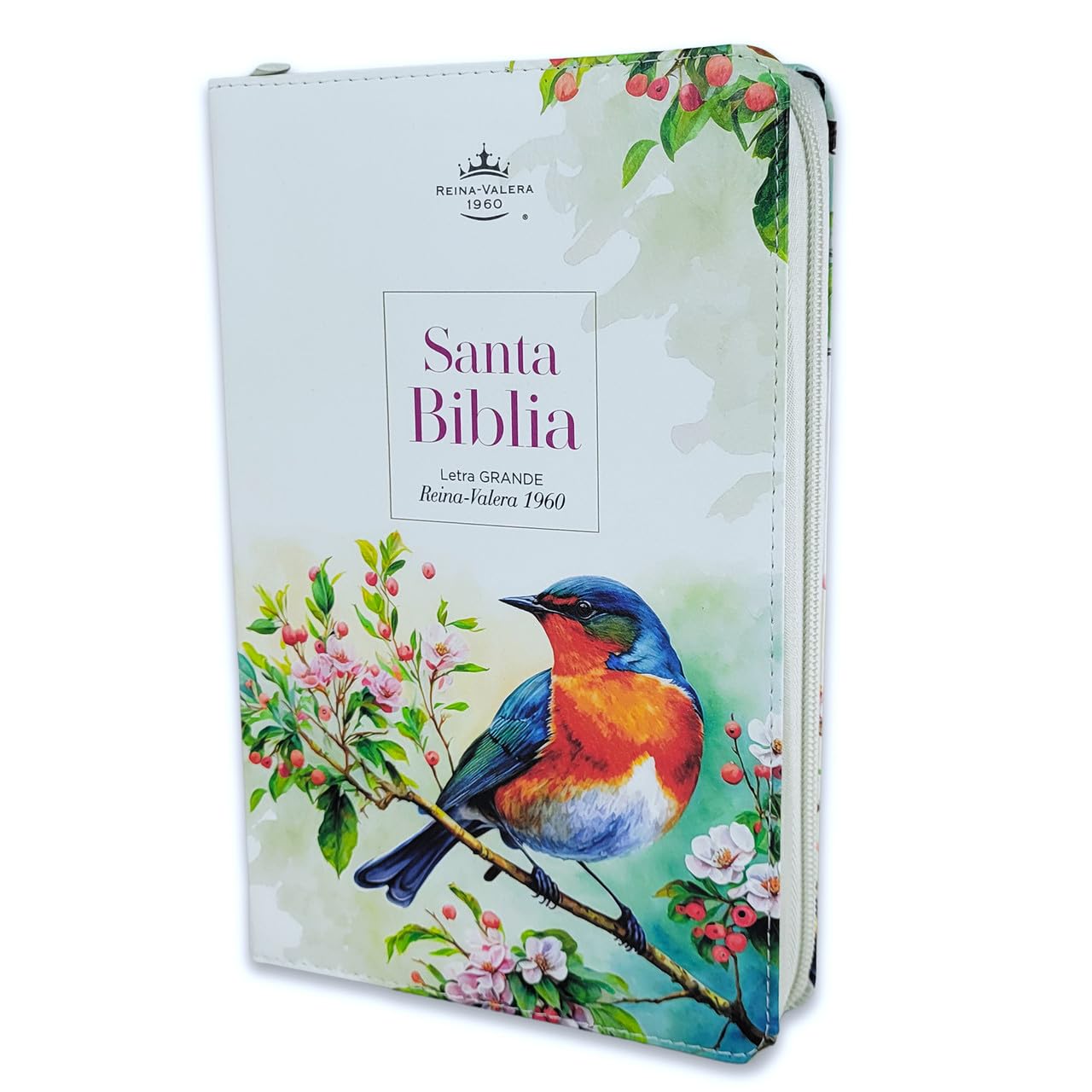 Biblia RVR60-065Lg-Supreme-Pajaro Vintage