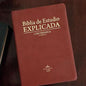 Biblia de estudio Explicada (Piel especial marrón claro)
