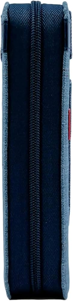 Biblia, Tamaño Portátil, Cubierta Tela Jean con Cinturón Piel Azul, RV1960