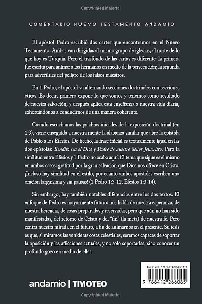 Libro 1 Pedro Comentario Nuevo Testamento - David Burt