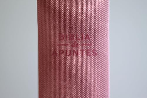 Biblia de Apuntes, (Piel Imitación), Tapa dura, Rosada con Flores, RVR1960