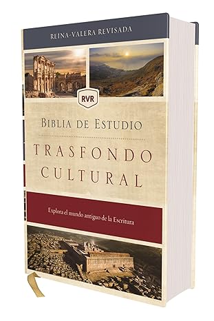 Biblia de Estudio Trasfondo Cultural, Tapa Dura, Interior a Color, Comfort Print: Explora el Mundo Antiguo de la Escritura, RVR1960