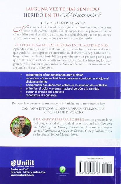 Libro Sana Las Heridas En Tu Matrimonio -  Gary Rosberg