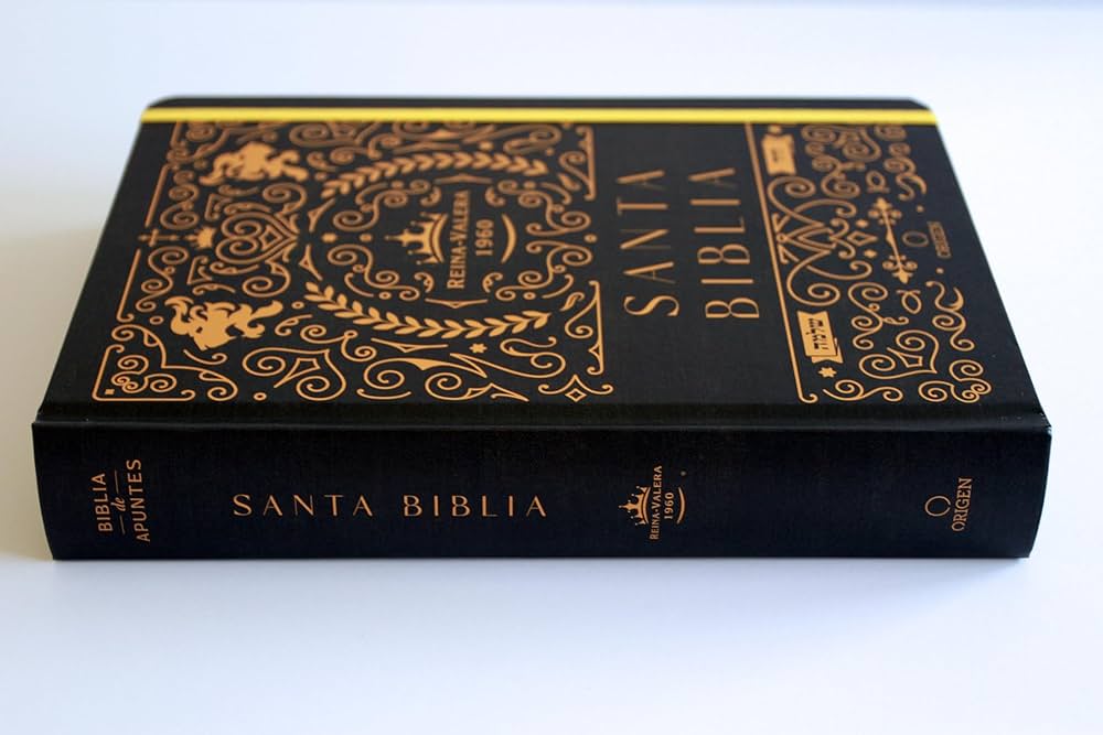 Biblia de apuntes, Negro y oro (Edición cantos pintados), RVR1960