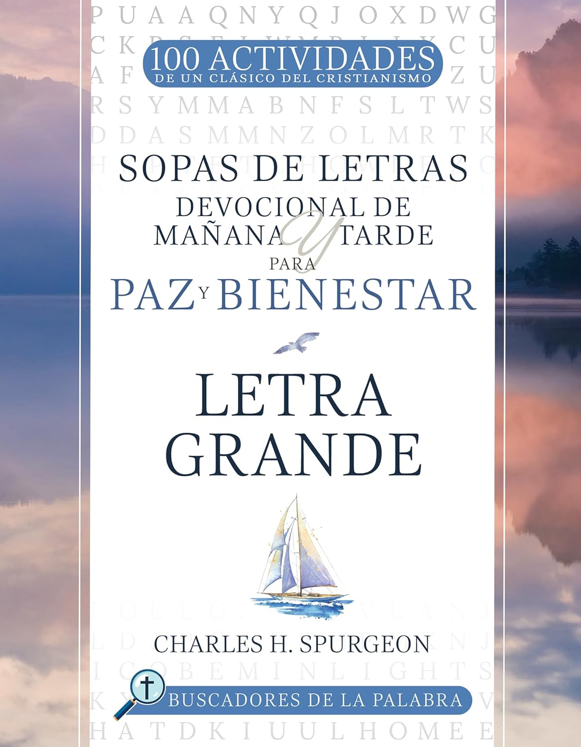 Libro De Actividades Sopas De Letras Devocional De Mañana Y Tarde Para Paz Y Bienestar