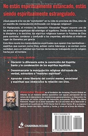 Libro, Manipulado: 10 rasgos tóxicos del Legalismo - Alexander Pagani