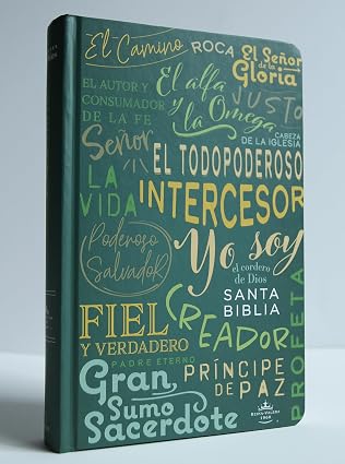 Biblia, Biblia Portada Con Nombres de Dios, Letra Grande, Tamaño Manual, RVR1960