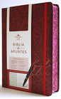 Biblia, Biblia De Apuntes, Tapa Dura, Vino Tinto, Canto Pintado, RVR1960