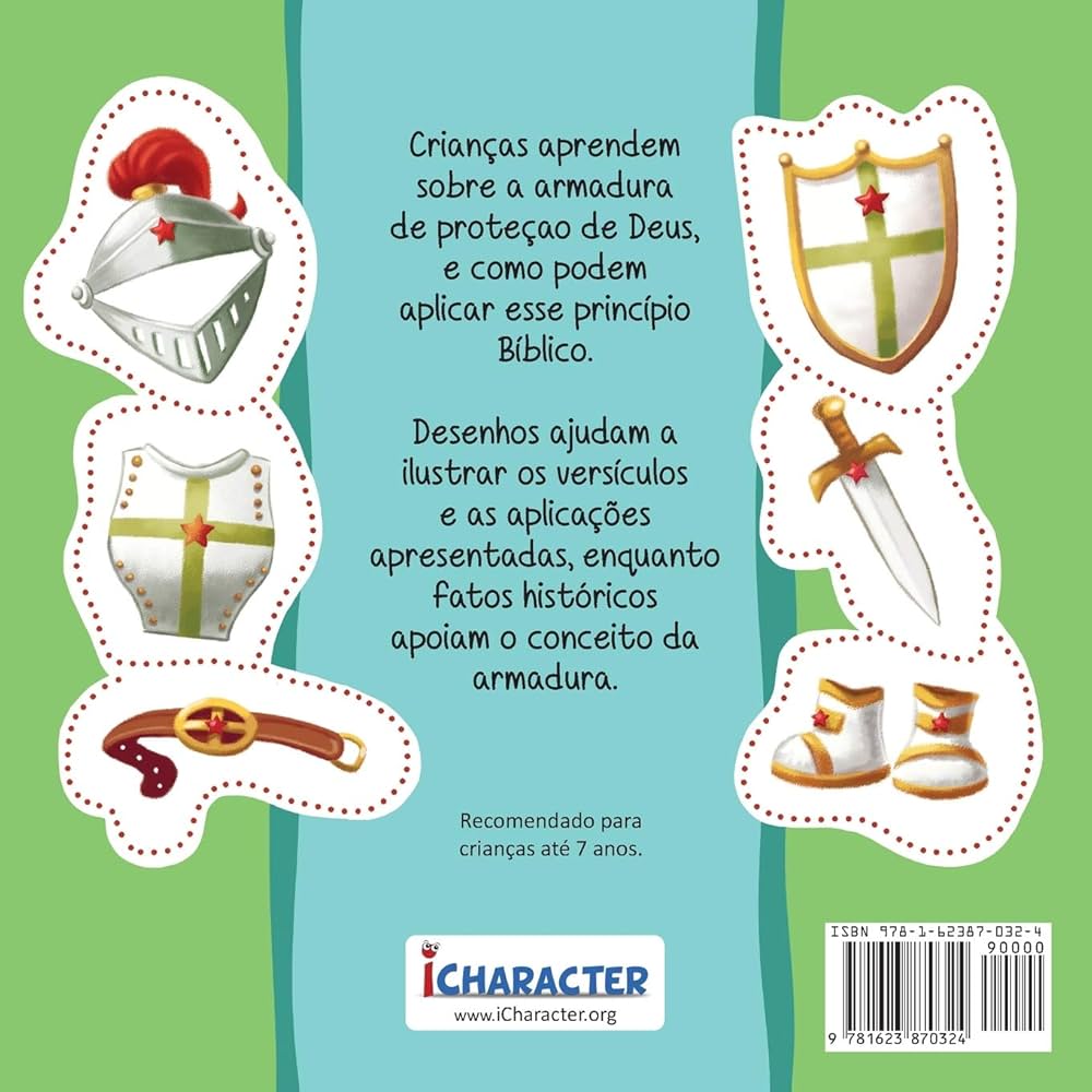 Libro Efesios 6:10-18 La Armadura De Dios Para Niños