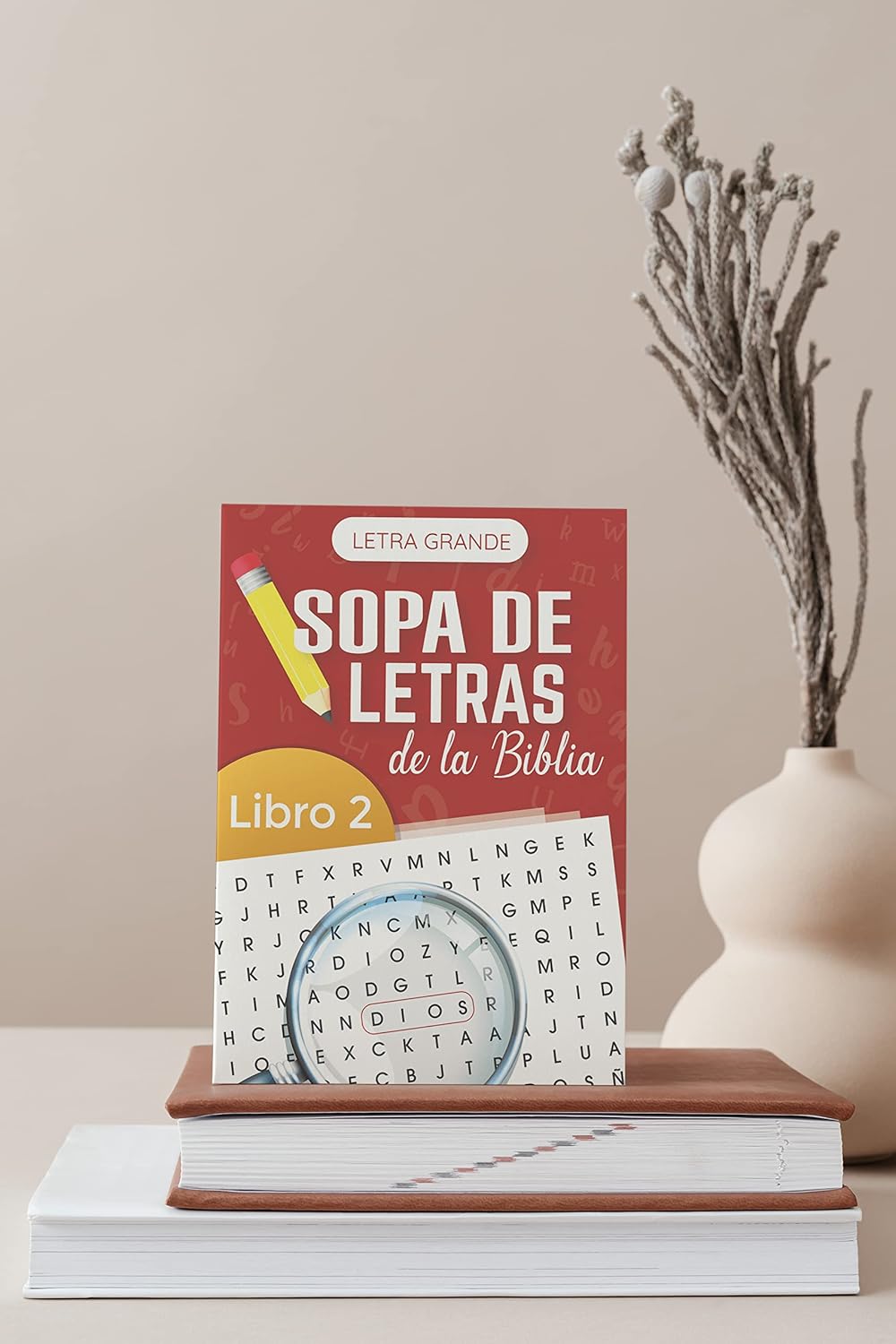 Libro,Sopa de letras de la Biblia, Letra Gigante #2 – Portavoz