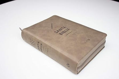 Biblia Letra Grande, Marrón Con Cierre Tamaño Mediano - Nvi