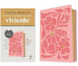 Biblia Ultrafina NTV, Letra Grande Con Filament Sentipiel, Flores Rosa