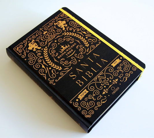 Biblia de apuntes, Negro y oro (Edición cantos pintados), RVR1960