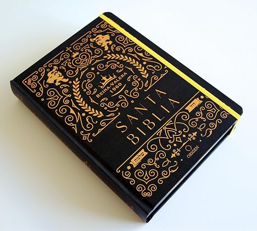Biblia de apuntes, Negro y oro (Edición cantos pintados), RVR1960