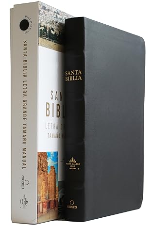 Biblia, Biblia Reina Valera, Letra Grande, Piel Premier Negro, RVC1960