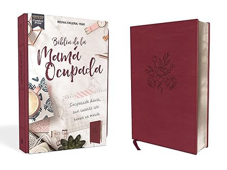 Biblia de la Mamá Ocupada, Leathersoft, Magenta, Palabras de Jesús en Rojo, Comfort Print: Inspiración diaria aun cuando solo tienes un minuto