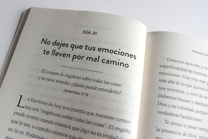 Libro, Devocional, Maneja Tus Emociones - Joyce Meyer