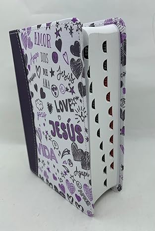 Biblia Para Jovenes Tamaño Bolsillo Rv1960 Piel Lila
