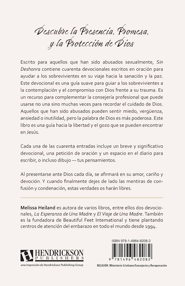 Libro Sin Deshonra -  Melissa Heiland
