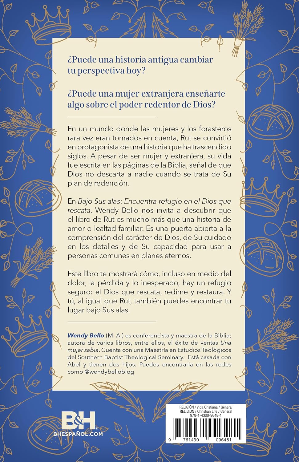 Libro Bajo Sus alas -  Wendy Bello