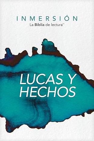 Libro Inmersion: Lucas y Hechos (Tapa rústica) (Inmersión: La Biblia de lectura)