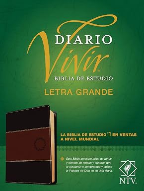 Biblia De Estudio Del Diario Vivir, Letra Grande, Ntv
