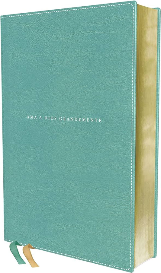 Biblia Ama A Dios Grandemente Turquesa, Nbla