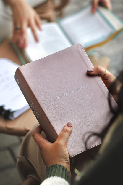 Biblia Ama A Dios Grandemente, Oro Rosa, Nbla