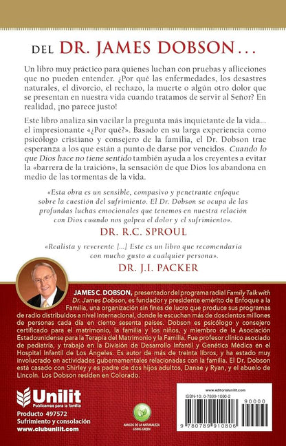 Libro Cuando Lo Que Dios Hace No Tiene Sentido -  James Dobson