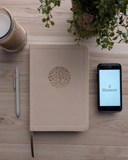 Biblia NTV Beige Letra Grande, Valor Premium Filament