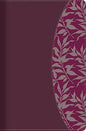 Biblia De Estudio Para Mujer, Vino Tinto/ Fucsia Símil Piel Con Índice - Rvr 1960