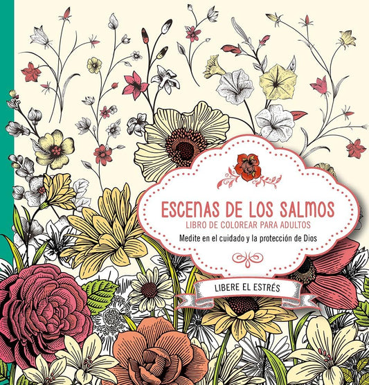 Escenas De Los Salmos  - Libro De Colorear Para Adultos