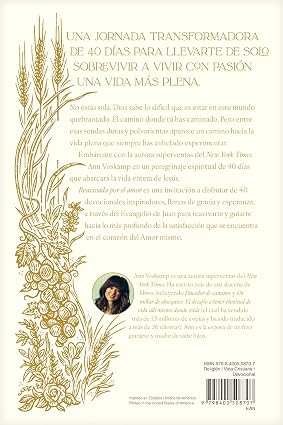 Libro Devocional Reavivada Por El Amor - Ann Voskamp